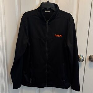 Dunkin Donuts DNKN Full Zip Microfleece Jacket Unisex Adult Size Medium